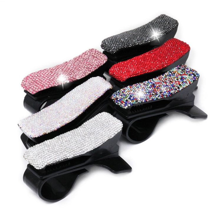 Diamond Car Phone Holder 360 Degree Rotating Creative Car Dashboard Mobile Holders(Pink Color Mixing)