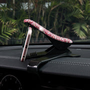 Diamond Car Phone Holder 360 Degree Rotating Creative Car Dashboard Mobile Holders(Pink Color Mixing)