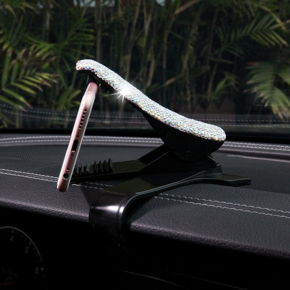 Diamond Car Phone Holder 360 Degree Rotating Creative Car Dashboard Mobile Holders(AB)