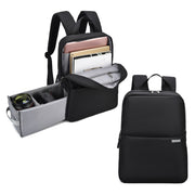 CADeN L4 Double-layer Casual Computer Backpack Multi-function Digital Camera Bag (Black)