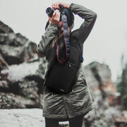 CADeN D15 Messenger Single Shoulder Multifunction Open Cover Photography Backpack Outdoor Leisure SLR Camera Backpack
