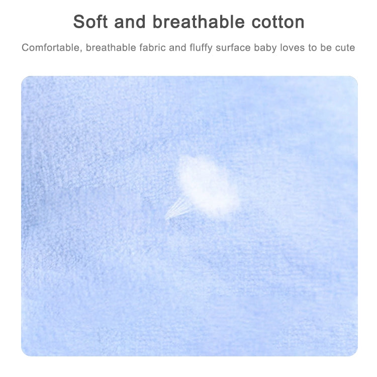 Baby Breathable Elephant Neck Cervical Pillow Anti-head Correction Head Shape Pillow(Blue)
