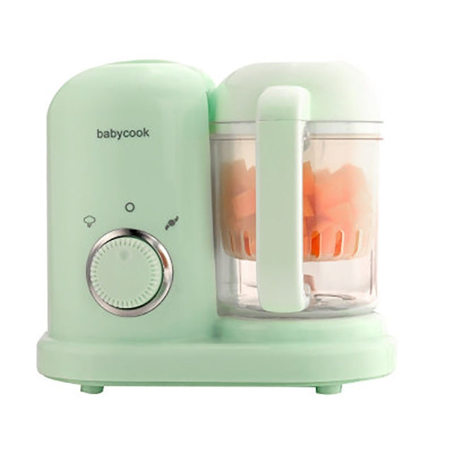 Multifunction Baby Food Cooking Maker Steamer Mixing Grinder Food Supplementary Machine EU Plug(Green)
