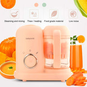Multifunction Baby Food Cooking Maker Steamer Mixing Grinder Food Supplementary Machine EU Plug(Green)