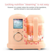 Multifunction Baby Food Cooking Maker Steamer Mixing Grinder Food Supplementary Machine EU Plug(Green)