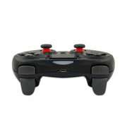 Rubberized Wireless Game Controller Bluetooth Handle for PS4 Host(White)