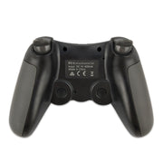 Rubberized Wireless Game Controller Bluetooth Handle for PS4 Host(White)