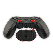 Rubberized Wireless Game Controller Bluetooth Handle for PS4 Host(Orange)