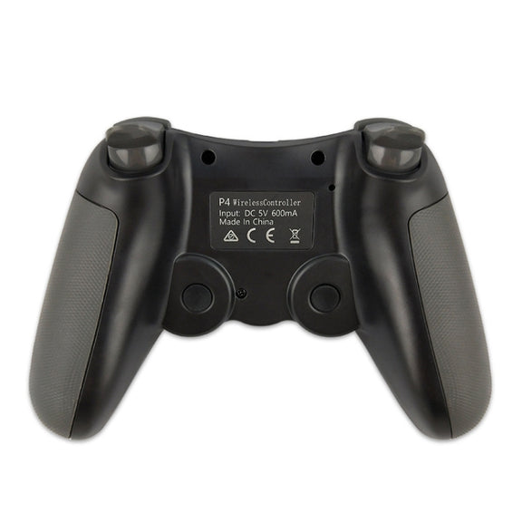Rubberized Wireless Game Controller Bluetooth Handle for PS4 Host(Orange)