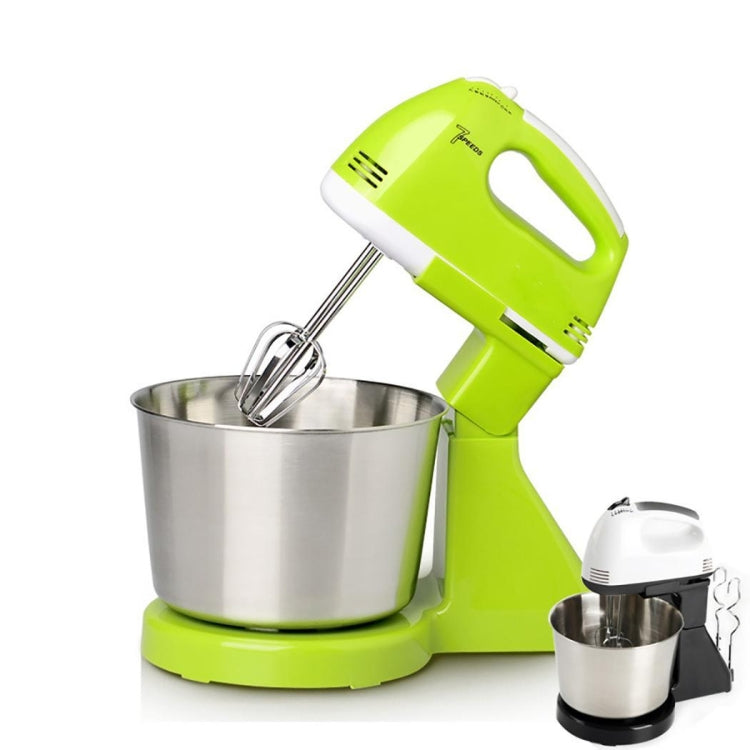 Portable Blender Electric Dough Cake Mixer Egg Whisk  Baking Whipping Cream Machine EU  Plug (Black)