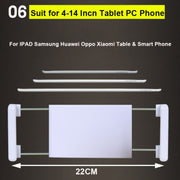 360 Degree Rotation Lazy Mount Folding Long Arm Phone Stand Holder for 4-14 Inch Tablet & Phone(Gold)