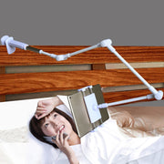 360 Degree Rotation Lazy Mount Folding Long Arm Phone Stand Holder for 4-14 Inch Tablet & Phone(Rose Gold)