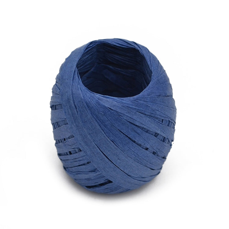 20M Paper Rope Raffia Ribbon Natural Lace Rope Gift Box Wrapping DIY Decoration(Royal Blue)
