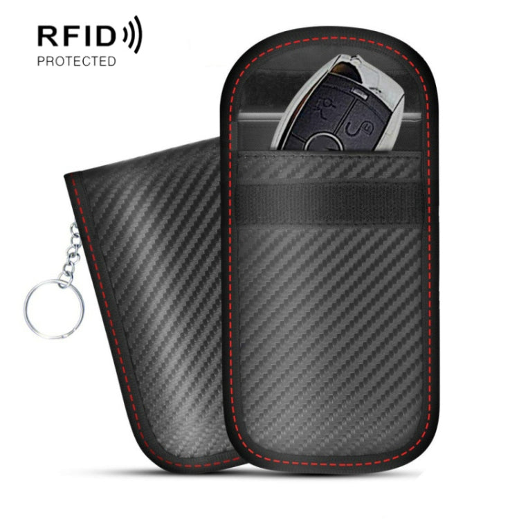 2 PCS Antimagnetic RFID Car Key Mobile Phone Bag Shielding Set Radiation Cell Phone Pocket