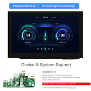 Waveshare 4.3 Inch DSI Display 800��480 Pixel IPS Display Panel, Style:No Touch