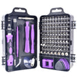 110 in 1 Magnetic Plum Screwdriver Mobile Phone Disassembly Repair Tool(Purple) - Screwdriver Set by PMC TechLife | Online Shopping South Africa | PMC TechLife