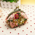 Retro Vintage Flower Small Lady Wallet Hasp Purse Clutch Bag(Pink) - Wallets by PMC TechLife | Online Shopping South Africa | PMC TechLife | Buy Now Pay Later Mobicred