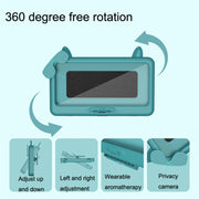 Bathroom Water-resistant Mobile Phone Holder Bathing Watch TV Removable Touch Screen Phone Case(Green)