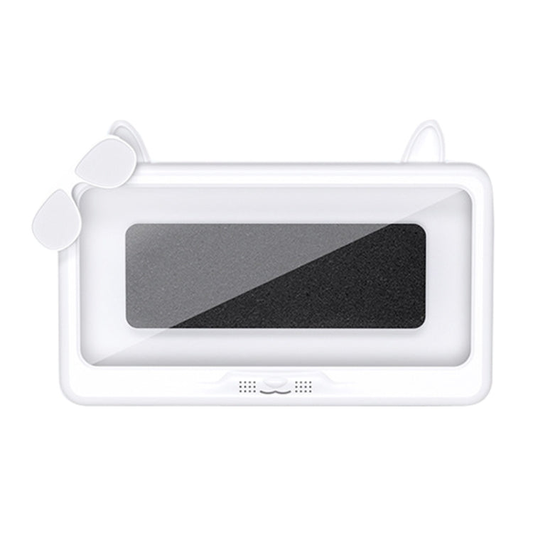 Bathroom Water-resistant Mobile Phone Holder Bathing Watch TV Removable Touch Screen Phone Case(White)