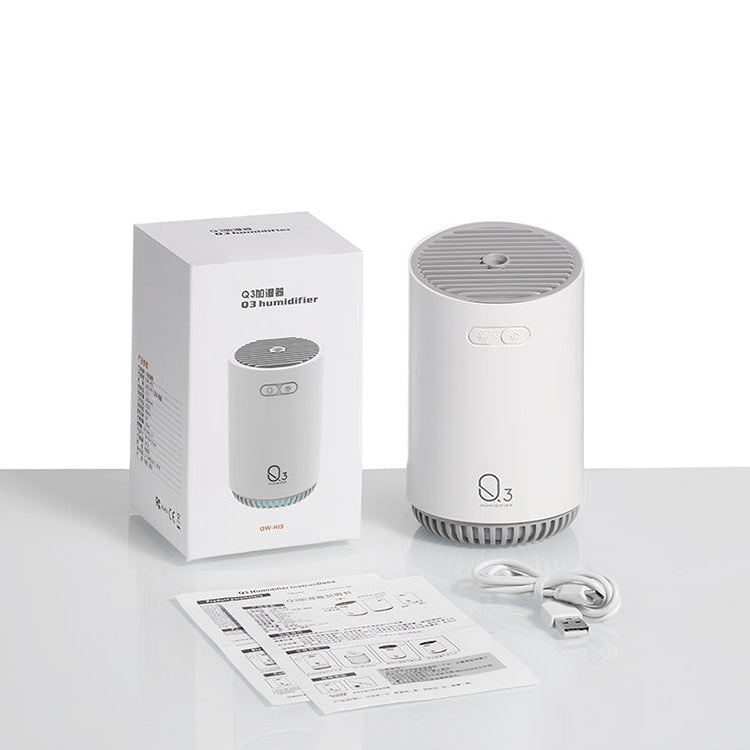 Wireless Q3  Humidifier Mini USB Charging Portable Air Purifier(Gray)