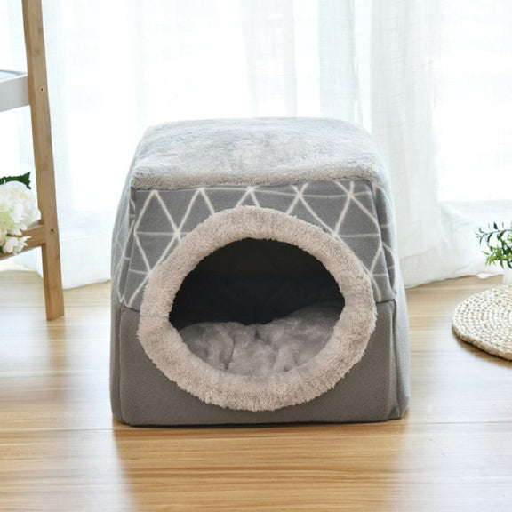 Cat Nest Capsule Four Seasons Universal Closed Cat Bed, Size:XL(Gray)