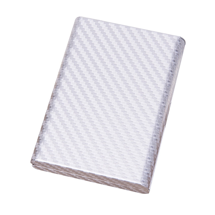 Aluminum Alloy Credit Card Bank Card Security Anti Magnetic Large Capacity Card Holder(Carbon Silver)