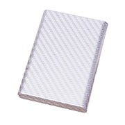 Aluminum Alloy Credit Card Bank Card Security Anti Magnetic Large Capacity Card Holder(Carbon Silver)