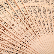 Ancient Style Fragrant Wood Fan Folding Fan Dance Fan Solid Craft Fan, Size:8 inch