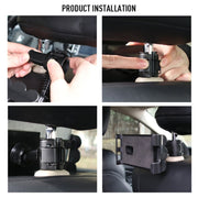 Universal Adjustable Car Tablet Stand Holder Car Seat Back Bracket For 4-11 Inch Tablet(Black)