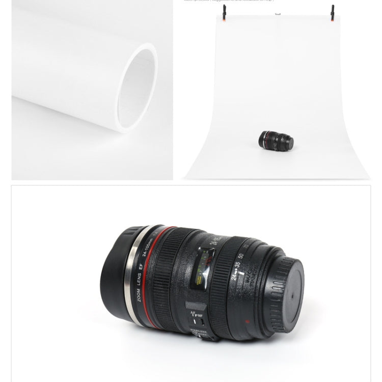 70x140cm Shooting Background Board PVC Matte Board Photography Background Cloth Solid Color Shooting Props(White)