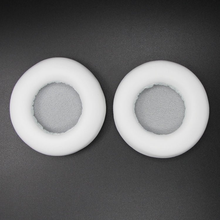 2pcs For Monster DNA Protein Leather + Sponge Headphone Protective Case Earmuffs(White)