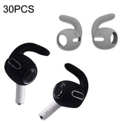 30PCS Ultra-thin Earphone Ear Caps For Apple Airpods Pro(Gray)