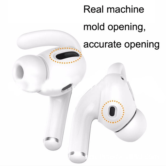 30PCS Ultra-thin Earphone Ear Caps For Apple Airpods Pro(Pink)