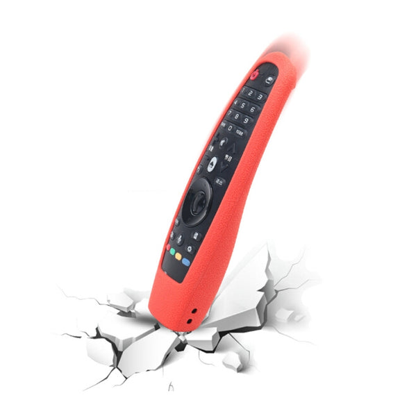 Suitable for LG Smart TV Remote Control Protective Case AN-MR600 AN-MR650a Dynamic Remote Control Silicone Case(Red)