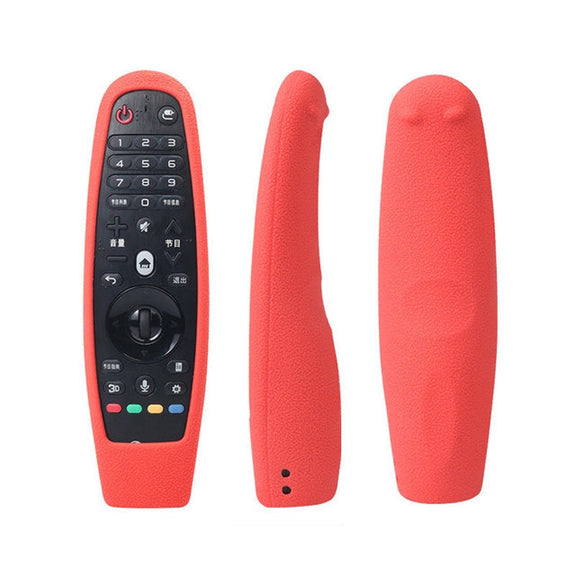 Suitable for LG Smart TV Remote Control Protective Case AN-MR600 AN-MR650a Dynamic Remote Control Silicone Case(Red)