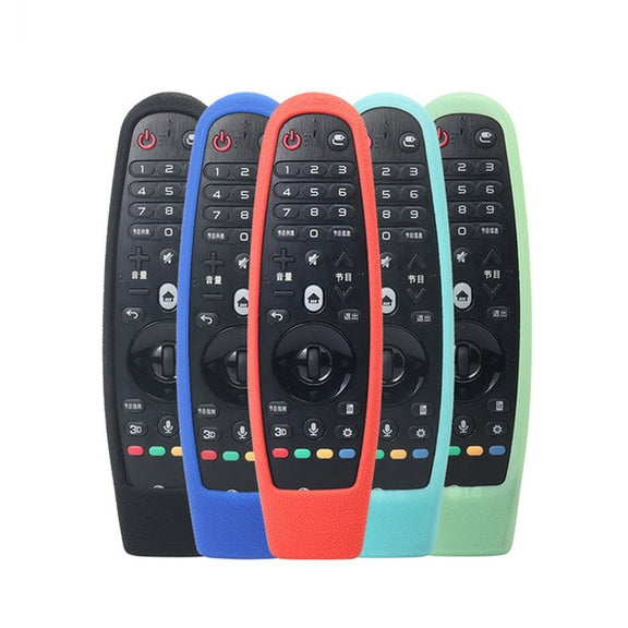 Suitable for LG Smart TV Remote Control Protective Case AN-MR600 AN-MR650a Dynamic Remote Control Silicone Case(Fluorescent Green)