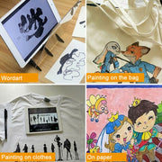 Optical Tracing Board Copy Artifact Panel Anime Craft Painting Art Drawing Sketching Pad(Black)