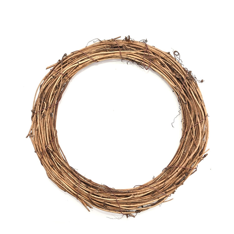 2 PCS Tree Vine Christmas Wreath DIY Rattan Garden Decoration Rattan Window Decoration, Size:20CM
