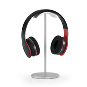 Aluminum Alloy Headset Bracket Weaving Headset Metal Display Stand(Silver)
