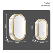 CACAZI A99 Home Smart Remote Control Doorbell Elderly Pager, Style:US Plug(Black)