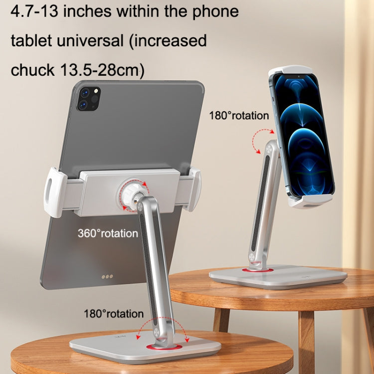 SSKY X28 Desktop Phone Tablet Stand Folding Bed Head Online Classes Convenient Support(White)