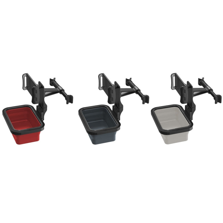 CHZ-12 Car Rear Pillow Telescopic Bracket Car Seat Phone Holder(Red)