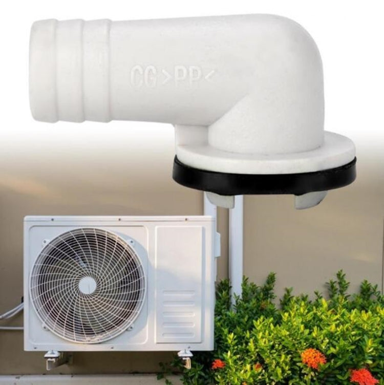 Elbow Air Conditioning External Air Conditioner Outlet Drain Nozzle Universal Drainage Tool for LG Air Conditioner(Diameter 19mm)