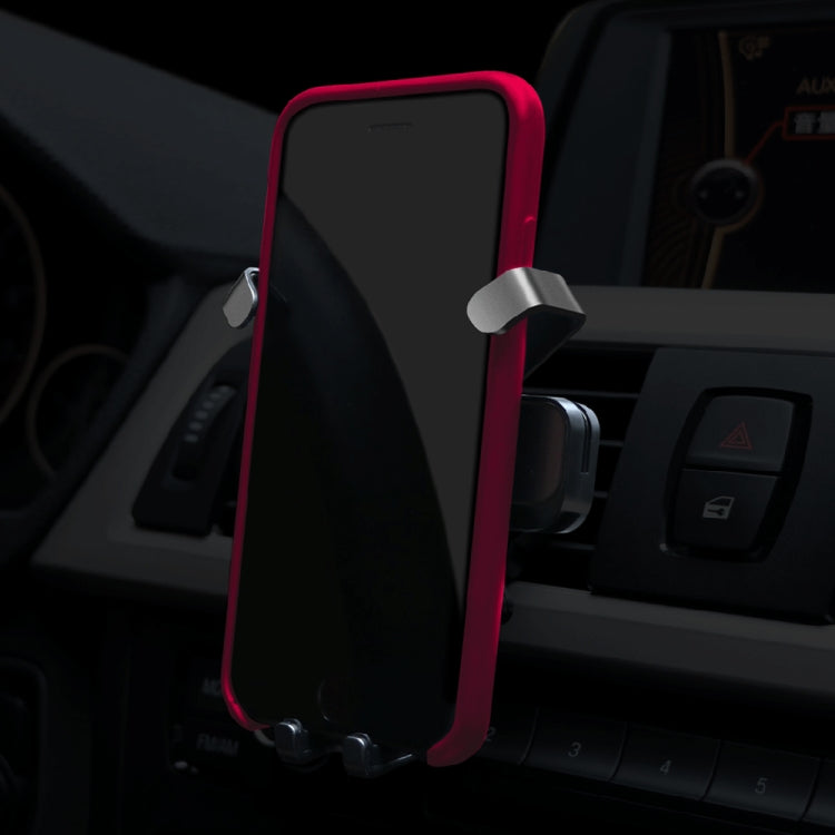 Car Air Conditioning Air Outlet Mobile Phone Holder(Gray Upgrade Pro Metal)