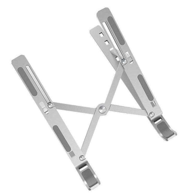 Aluminum Alloy Couch Notebook Mount Sofa Foldable Laptop Stand(Silver)