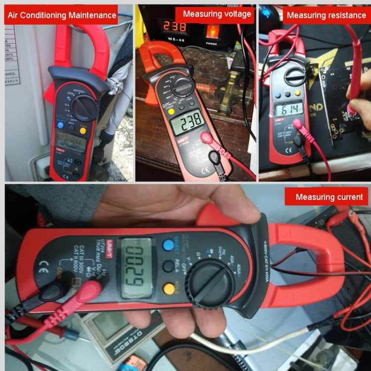 UNI-T UT202+ Digital Clamp Multimeter AC/DC Voltage Detector