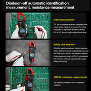 UNI-T  UT200A+ 400A Digital Clamp Multimeter AC/DC Voltage Detector Frequency Resistance Tester