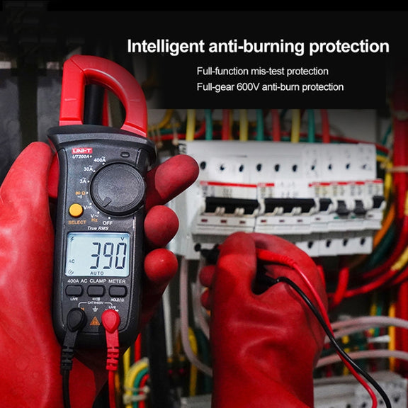 UNI-T  UT200B+ 600A  Digital Clamp Multimeter AC/DC Voltage Detector Frequency Resistance Tester