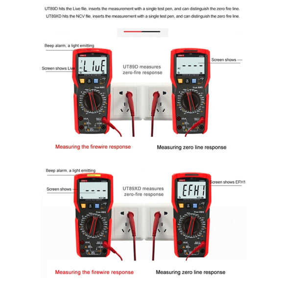 UNI-T UT89X Digital High-Precision Multimeter Digital Display Multi-Meter