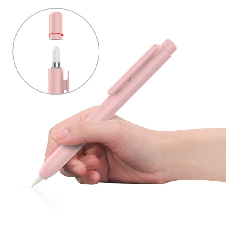 Automatic Retractable Stylus Pen Case For Apple Pencil 2(Pink)
